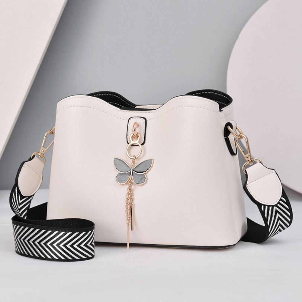 Women’s Butterfly Pendant Crossbody Messenger Bag Purse Handbag
